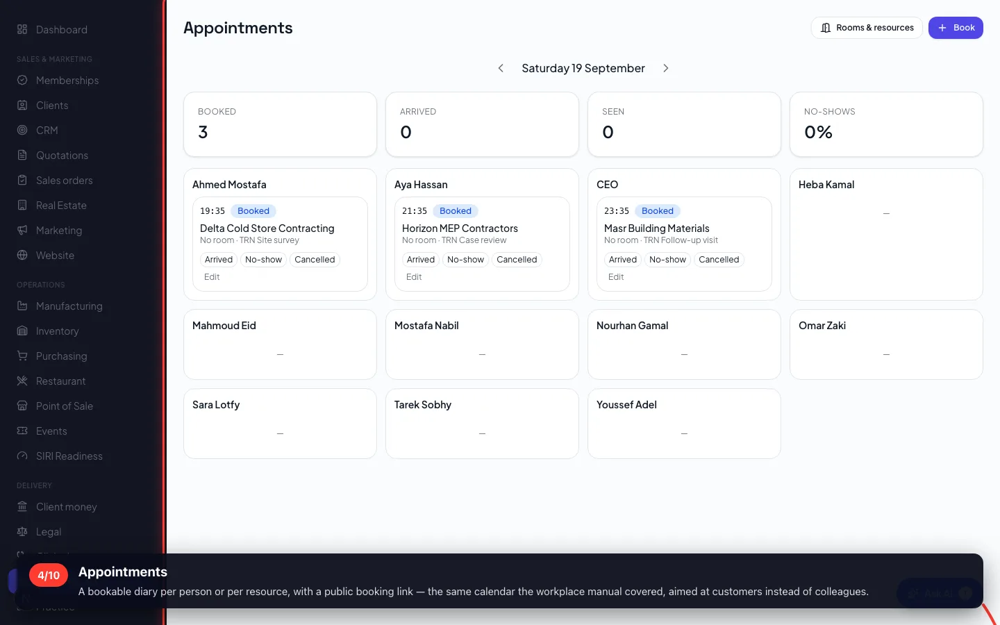Appointments