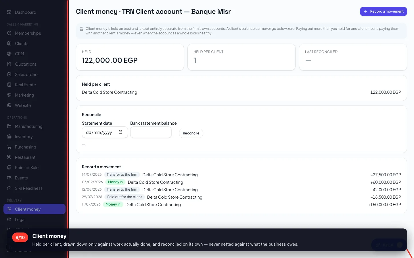 Client money