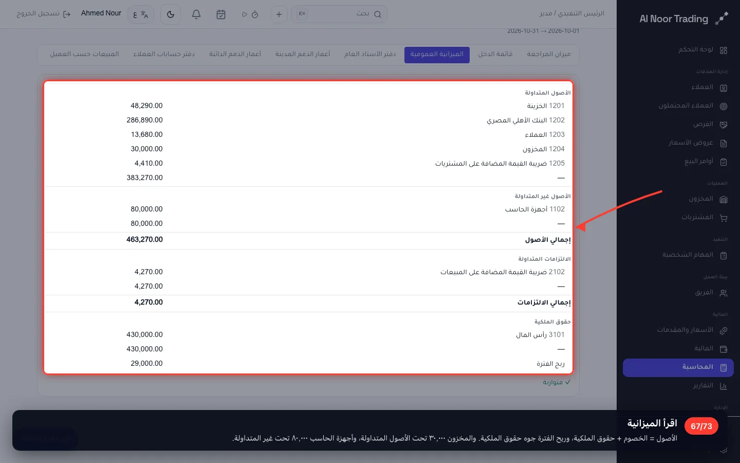 اقرأ الميزانية